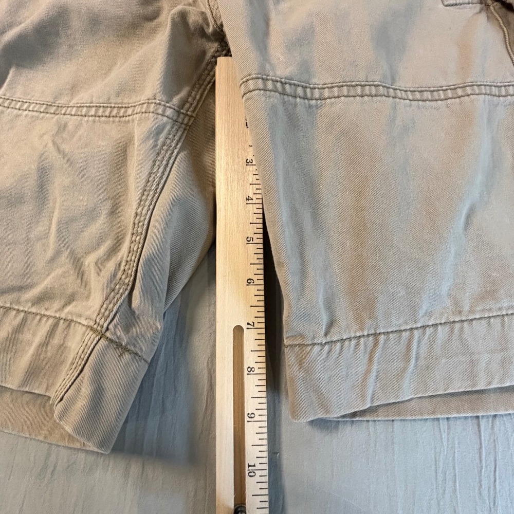 Vintage Polo Ralph Lauren Cargo Shorts men's 34 Tan Khaki Classic chino - Picture 8 of 10